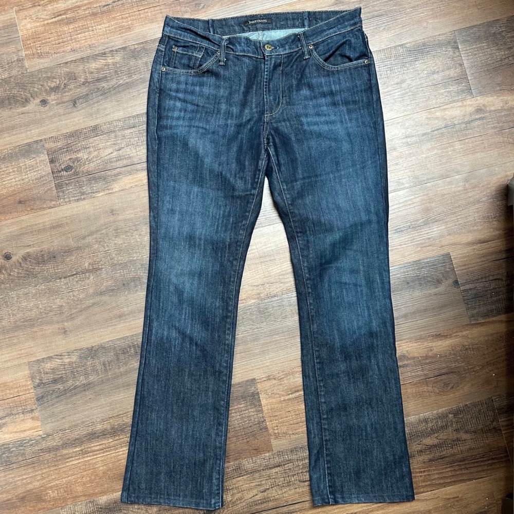 James Jeans Hunter Poison Mens Dark Wash Straight‎ Leg Jeans Size 33 Made in USA
